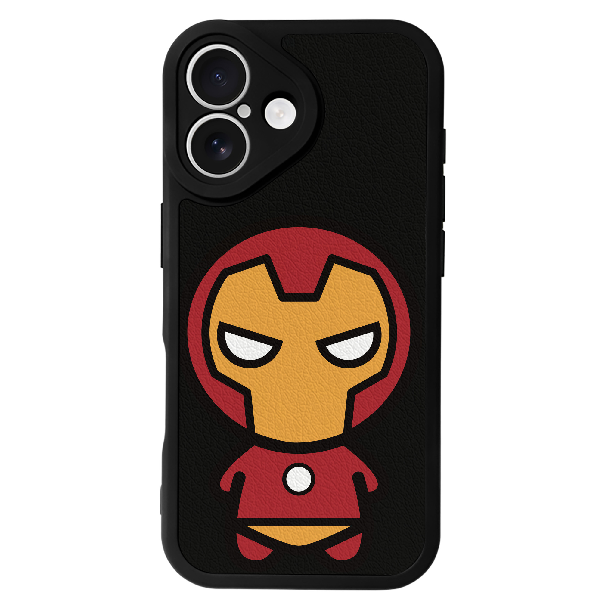 （画像用） アベンジャーズ The Avengers 【iPhone 16シリーズ対応】シリコンスマホケース（レザー調） 材質：シリコン
